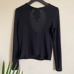 NWOT Black light knit sweater